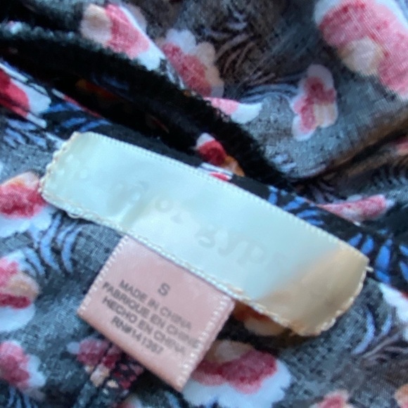 Band of Gypsies Floral Print Dress Women's Size Small - Picture 3 of 9